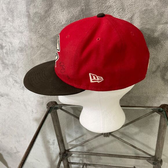 VTG. New Era Carolina Mudcats Fitted 7 1/4 Hat Cap Pro Model MiLB USA signed #35 - Picture 4 of 15